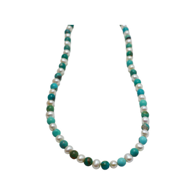 TURQUOISE BEADS NECKLACE