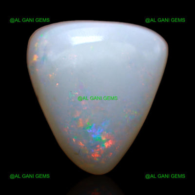 Natural Fire Opal Loose Gemstone Trillion Cabochon 4.20 Cts 11x10x5 mm A-470
