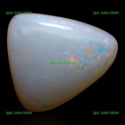 Natural Fire Opal Loose Gemstone Trillion Cabochon 4.20 Cts 11x10x5 mm A-470