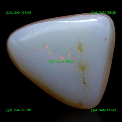Natural Fire Opal Loose Gemstone Trillion Cabochon 4.20 Cts 11x10x5 mm A-470