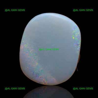 4.70 Cts Natural Fire Opal Loose Gemstone Oval Cabochon 17x14x2 mm AB-129