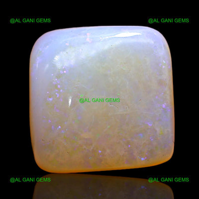 3.00 Cts Natural Fire Opal Loose Gemstone Square Cabochon 10x10x4 mm AC-372