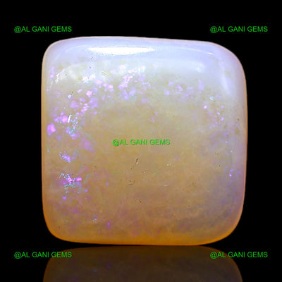 3.00 Cts Natural Fire Opal Loose Gemstone Square Cabochon 10x10x4 mm AC-372
