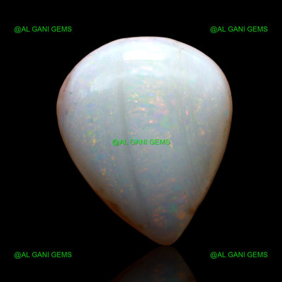 6.50 Cts Fire Opal Loose Gemstone Pear Cabochon Natural 16x13x5 mm AC-615