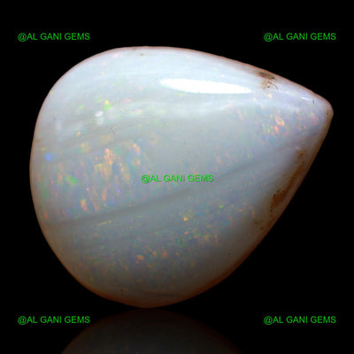 6.50 Cts Fire Opal Loose Gemstone Pear Cabochon Natural 16x13x5 mm AC-615