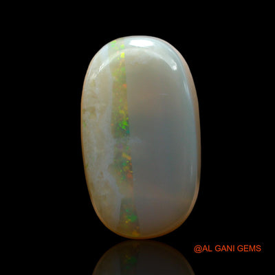 9.00 Cts Natural Australian Fire Opal Loose Gemstone Oval Cabochon 19x11x5 mm AE-946