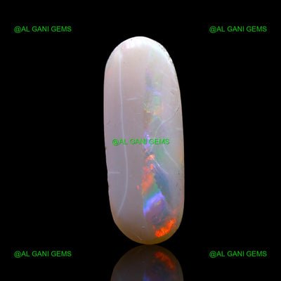 3.00 Cts Fire Opal Loose Gemstone Oval Cabochon Natural 20x8x3 mm AF-306