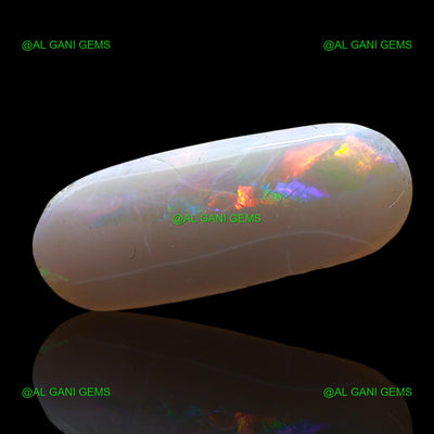 3.00 Cts Fire Opal Loose Gemstone Oval Cabochon Natural 20x8x3 mm AF-306