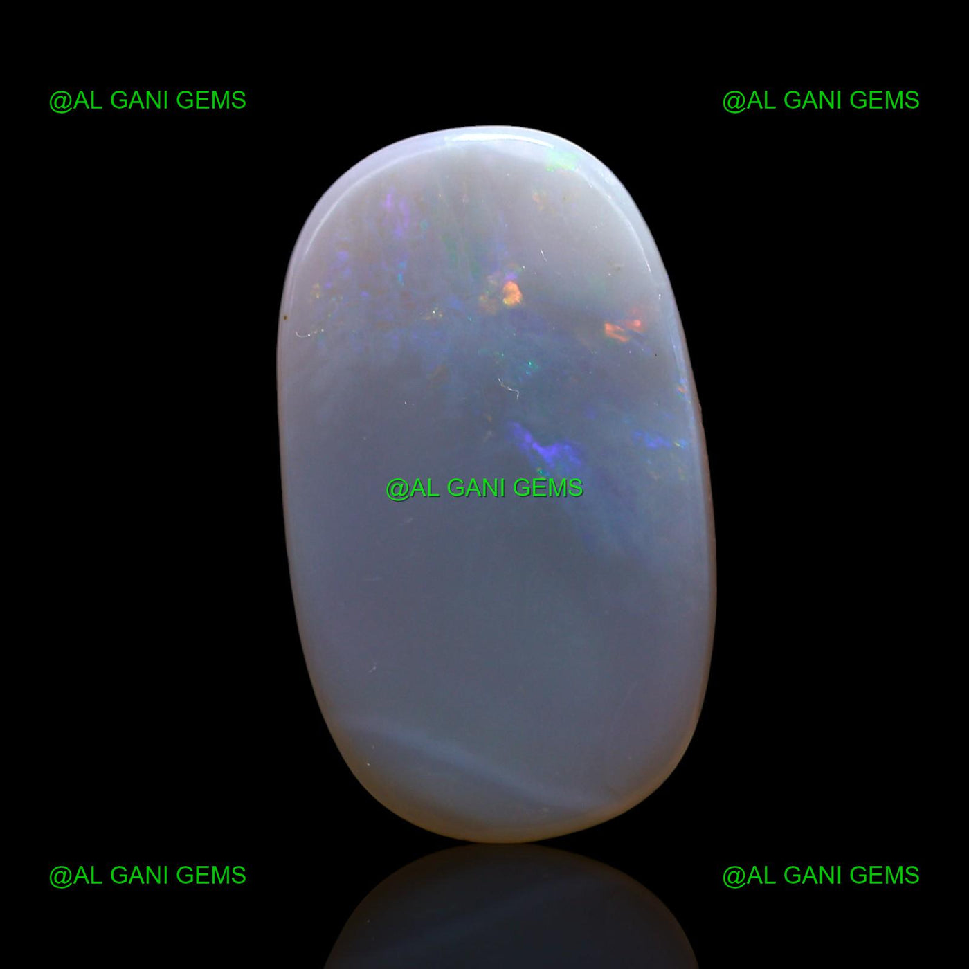 3.00 Cts Natural Fire Opal Oval Cabochon Loose Gemstone 18x11x2 mm AF-608