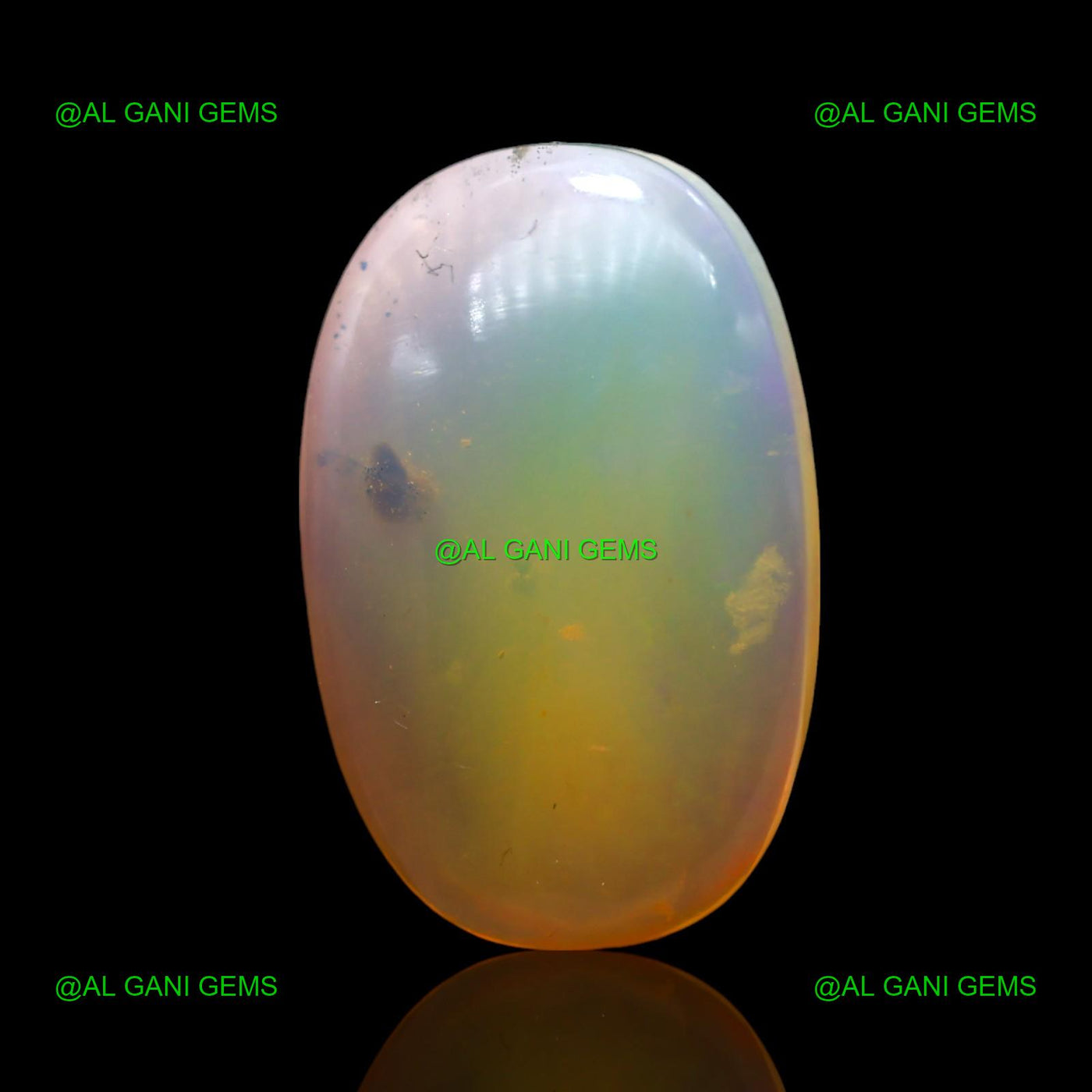 5.00 Cts Natural Fire Opal Loose Gemstone Oval Cabochon 17x10x4 mm AF-810