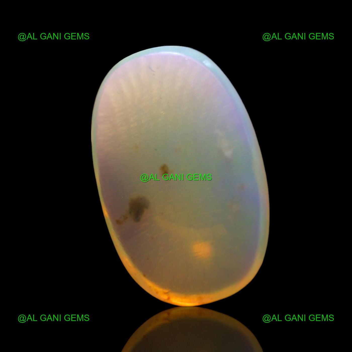 5.00 Cts Natural Fire Opal Loose Gemstone Oval Cabochon 17x10x4 mm AF-810