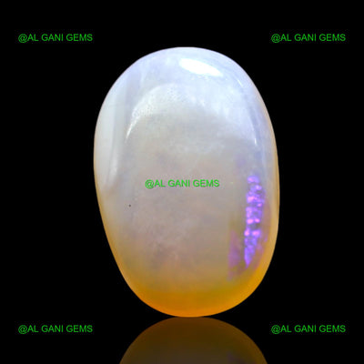 4.00 Cts Natural Fire Opal Loose Gemstone Oval Cabochon 14x9x5 mm AF-911