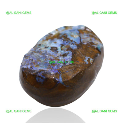 30.40 Cts Natural Boulder Opal Loose Gemstone Fancy Druzy 24x17x8 mm BO-10