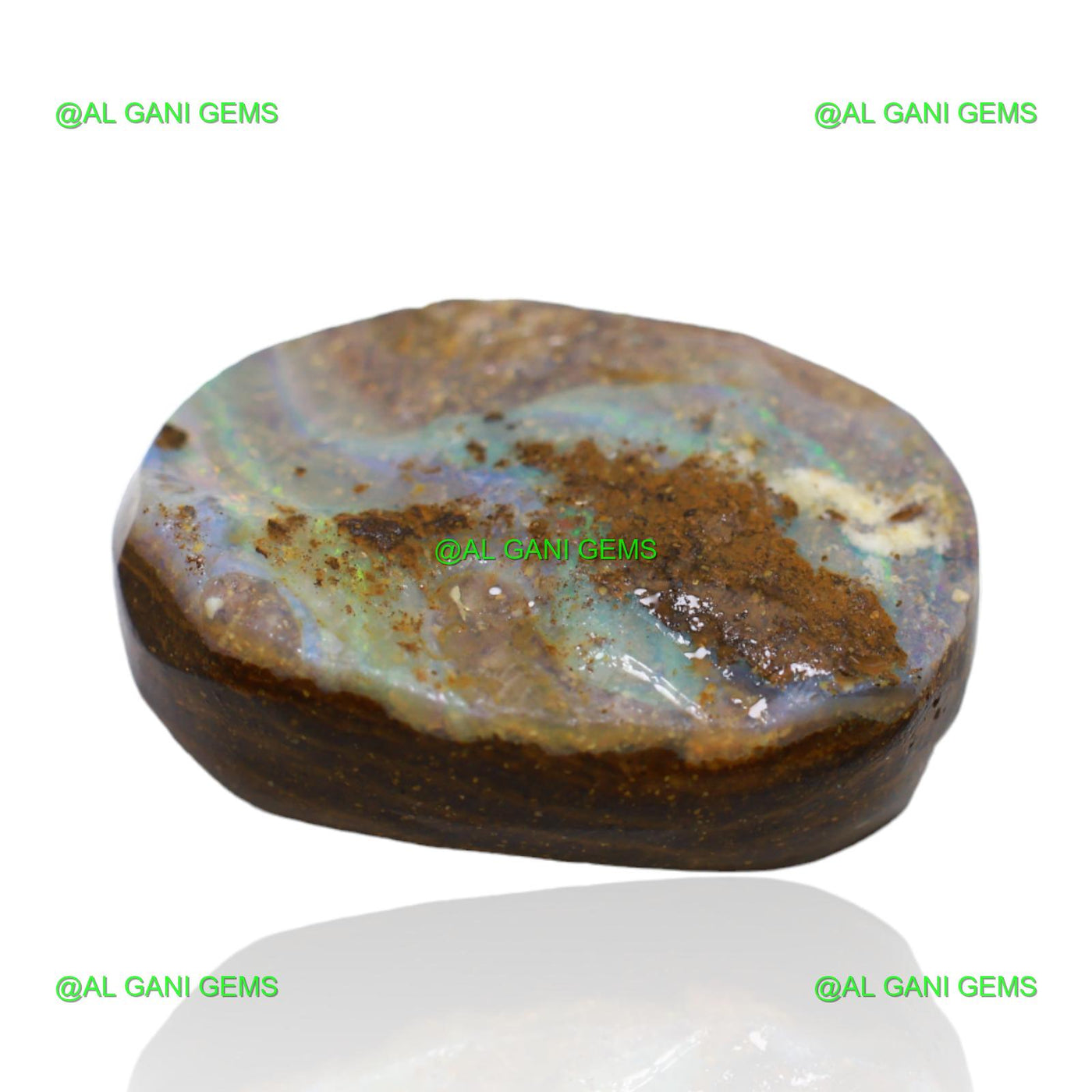 33.10 Cts Natural Boulder Opal Fancy Druzy Loose Gemstone 23x16x8 mm BO-16