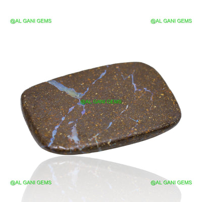 44.55 Cts Natural Boulder Opal Loose Gemstone Fancy Druzy 35x24x5 mm BO-27