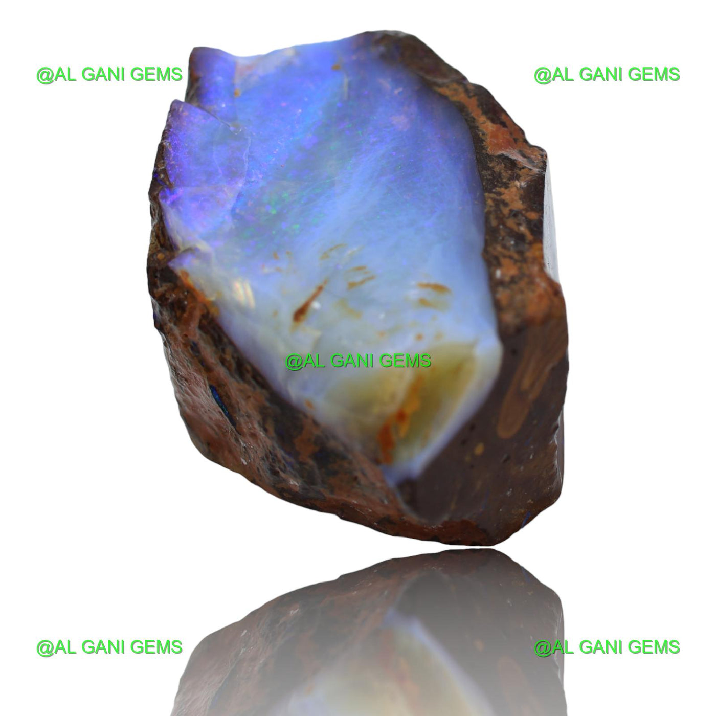 221.00 Cts Boulder Opal Loose Gemstone Fancy Rough Natural 42x30x19 mm BO-30