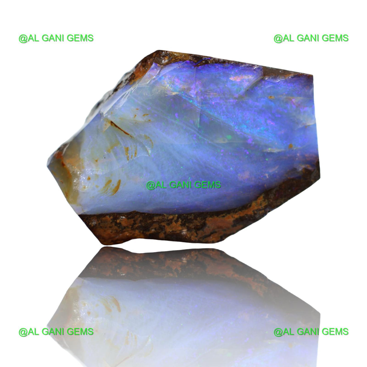 221.00 Cts Boulder Opal Loose Gemstone Fancy Rough Natural 42x30x19 mm BO-30