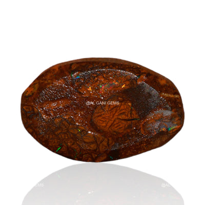 9.50 Cts Boulder Opal Loose Gemstone Fancy Druzy Natural 19x12x6 mm BO-33