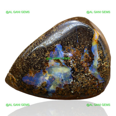 34.00 Cts Natural Boulder Opal Pear Druzy Loose Gemstone 24x17x9 mm BO-40