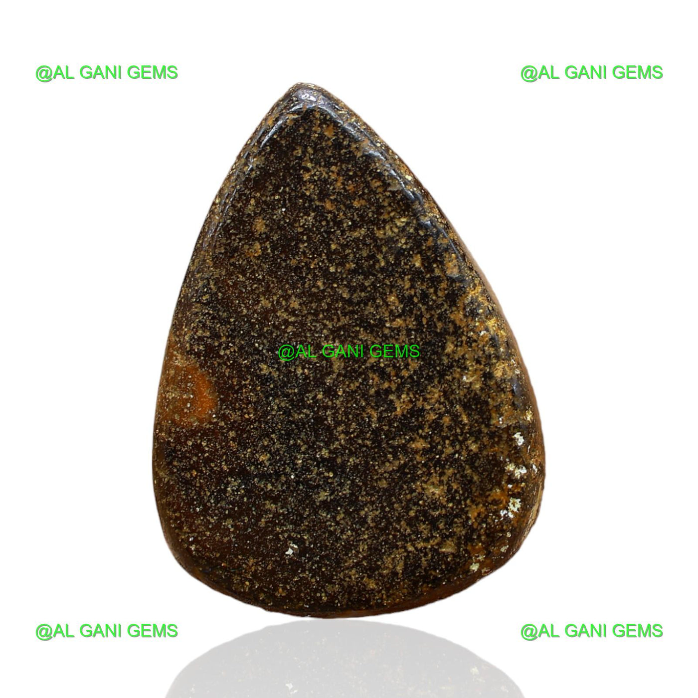 34.00 Cts Natural Boulder Opal Pear Druzy Loose Gemstone 24x17x9 mm BO-40