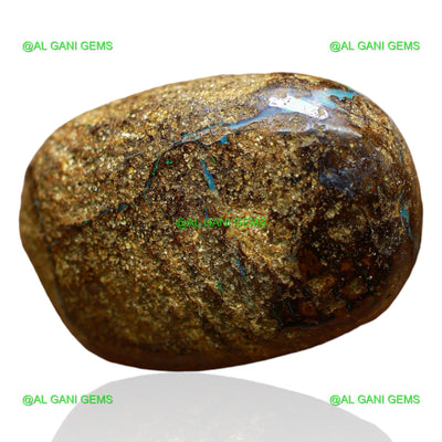 33.00 Cts Natural Boulder Opal Loose Gemstone Oval Druzy 26x18x8 mm BO-44