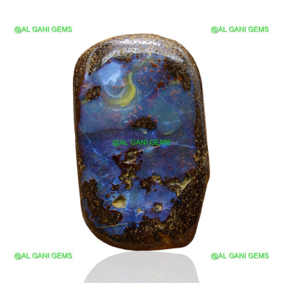 Natural Boulder Opal Loose Gemstone Fancy Druzy 27.00 Cts 27x14x7 mm BO-47