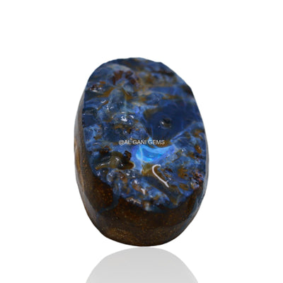 Natural Boulder Opal Gemstone 33.90 Cts Loose Fancy Druzy 25x16x8 mm BO-5