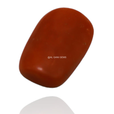 Natural Coral Gemstone 2.95 Cts Loose Oval Cabochon Taiwan 13x8x3 mm C-122