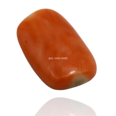 4.40 Cts Taiwan Coral Loose Gemstone Oval Cabochon Natural 14x9x3 mm C-123