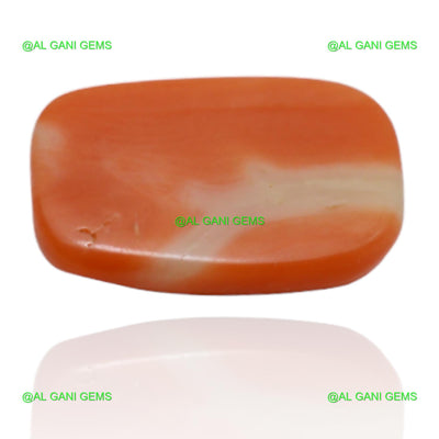 4.50 Cts Natural Taiwan Coral Loose Gemstone Oval Cabochon 14x9x3 mm C-125