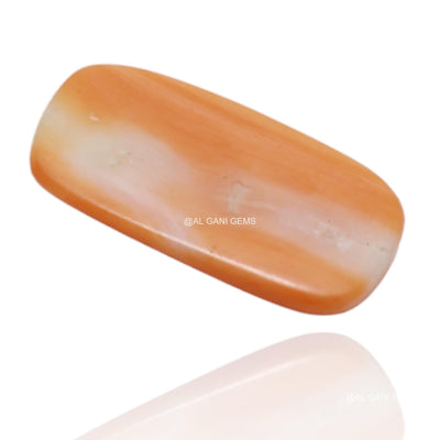 Natural Coral Loose Gemstone Oval Cabochon Taiwan 3.85 Cts 15x8x3 mm C-130