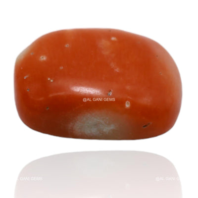 5.60 Cts Natural Taiwan Coral Loose Gemstone Oval Cabochon 12x9x4 mm C-135