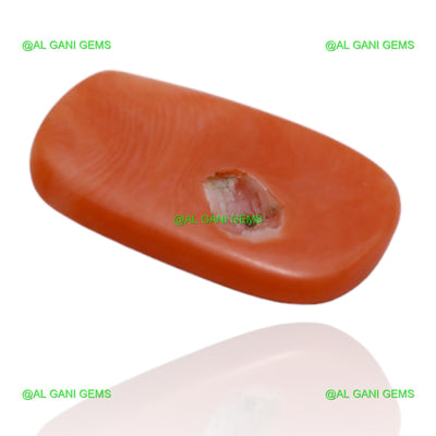 4.20 Cts Natural Taiwan Coral Loose Gemstone Oval Cabochon 15x8x3 mm C-136