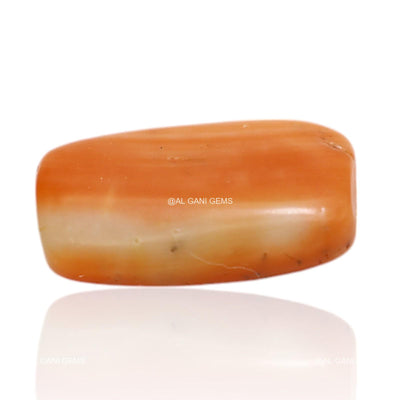 7.00 Cts Tiwan Coral Loose Gemstone Oval Cabochon Natural 16x9x5 mm C-209