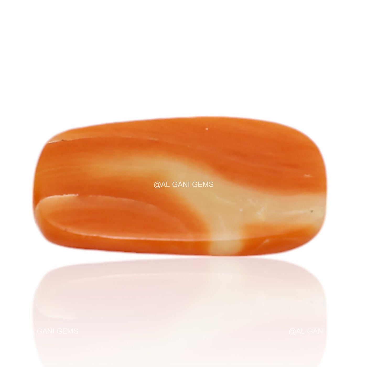 5.00 Cts Natural Tiwan Coral Oval Cabochon Loose Gemstone 16x8x4 mm C-242