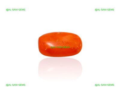 5.00 Cts Tiwan Coral Loose Gemstone Oval Cabochon Natural 14x9x4 mm C-255