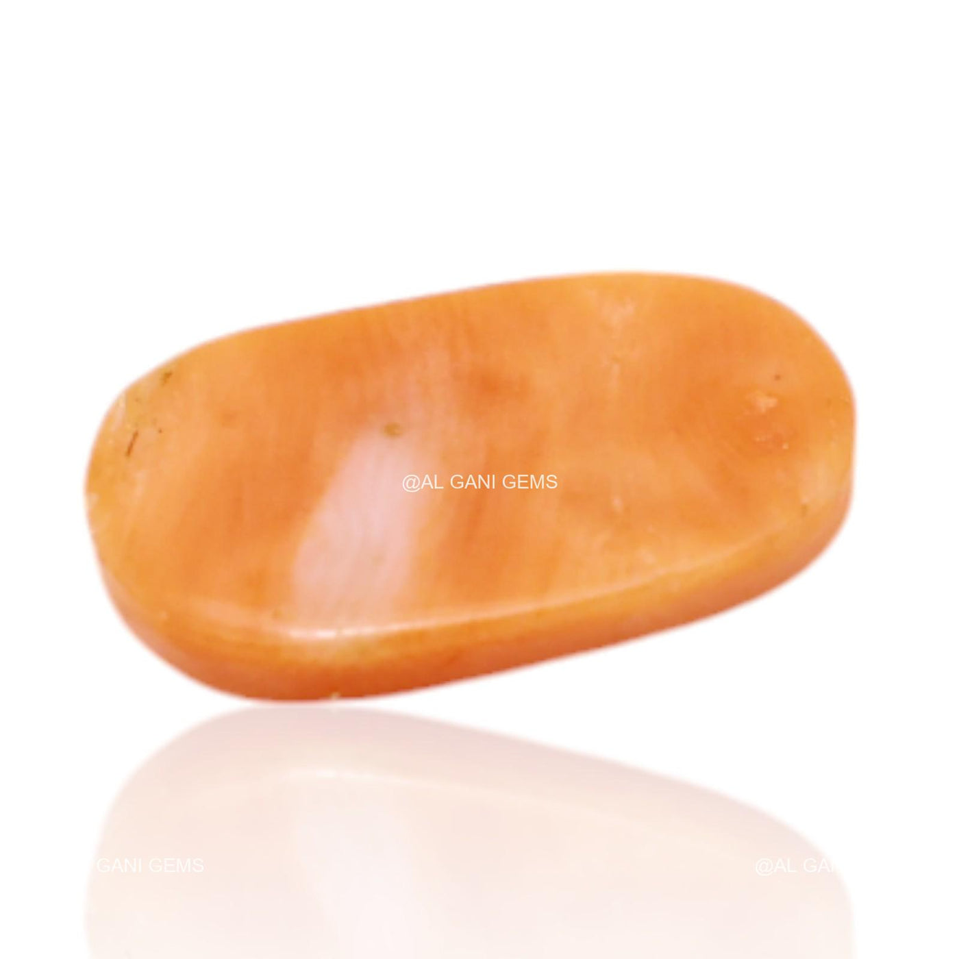 3.00 Cts Natural Tiwan Coral Oval Cabochon Loose Gemstone 13x7x3 mm C-299