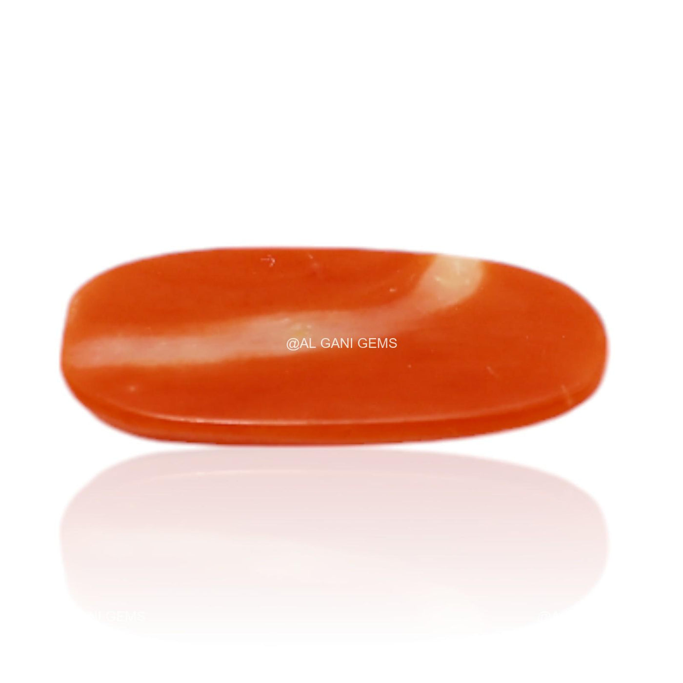 Natural Coral Loose Gemstone Fancy Cabochon Tiwan 2.00 Cts 15x7x3 mm C-301