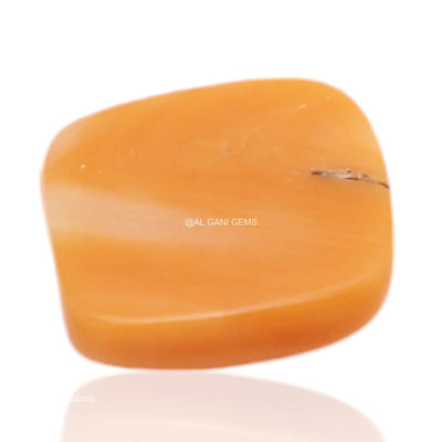 4.00 Cts Natural Tiwan Coral Oval Cabochon Loose Gemstone 10x10x4 mm C-329