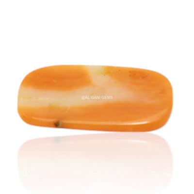 3.00 Cts Natural Tiwan Coral Oval Cabochon Loose Gemstone 15x8x3 mm C-332