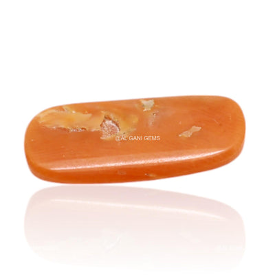 3.00 Cts Natural Tiwan Coral Loose Gemstone Oval Cabochon 17x8x2 mm C-360