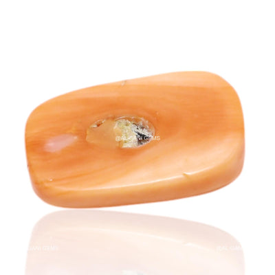 8.00 Cts Tiwan Coral Loose Gemstone Oval Cabochon Natural 16x10x5 mm C-362