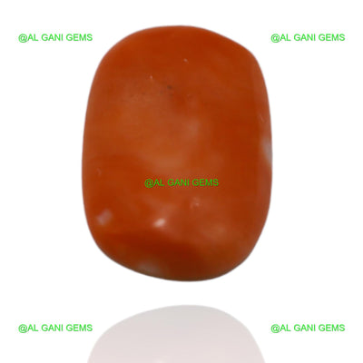 Natural Coral Gemstone 3.40 Cts Loose Oval Cabochon Taiwan 15x9x2 mm C-3