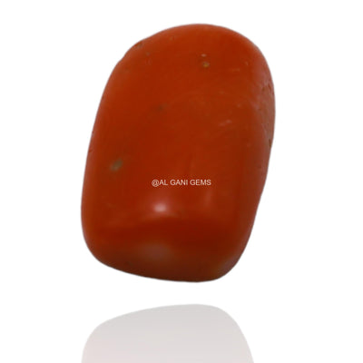 5.15 Cts Natural Taiwan Coral Loose Gemstone Oval Cabochon 14x8x4 mm C-86