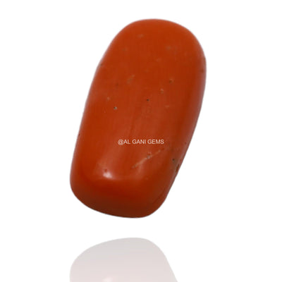 4.35 Cts Natural Taiwan Coral Loose Gemstone Oval Cabochon 15x7x3 mm C-87