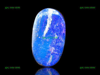 8.00 Cts Doublet Opal Gemstone Oval Cabochon Lab-Created 18x10x4 mm D-107