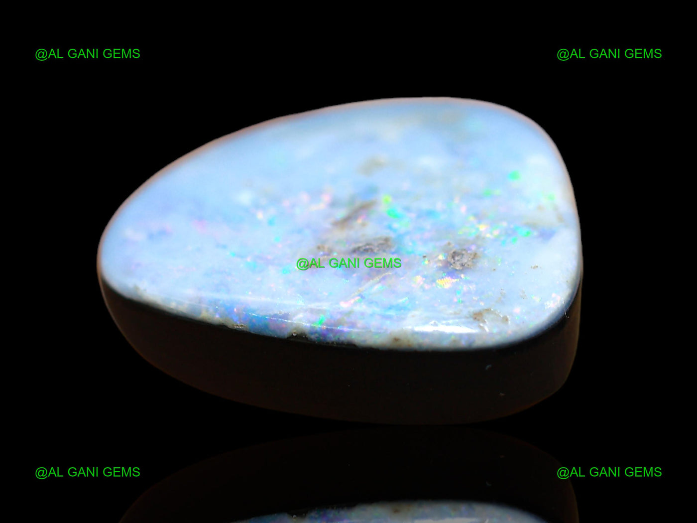 Lab-Created Doublet Opal Gemstone 13.00 Cts Fancy Cabochon 17x15x5 mm D-109