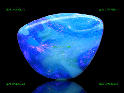 19.00 Cts Lab-Created Doublet Opal Fancy Cabochon Gemstone 21x16x5 mm D-110