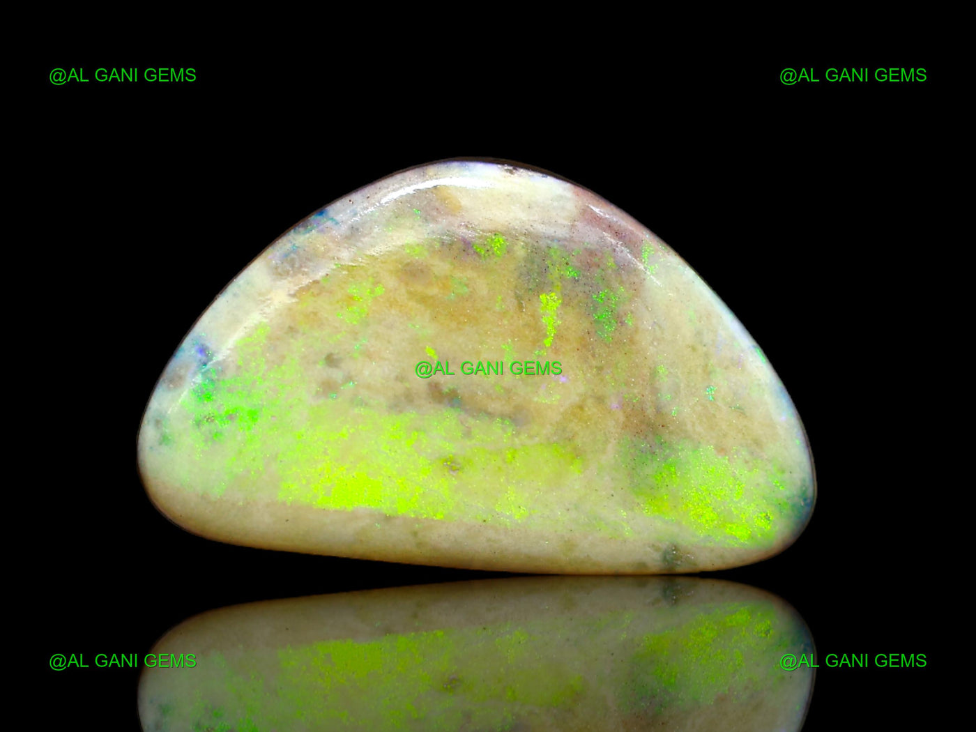 12.00 Cts Lab-Created Doublet Opal Gemstone Fancy Cabochon 19x11x5 mm D-114