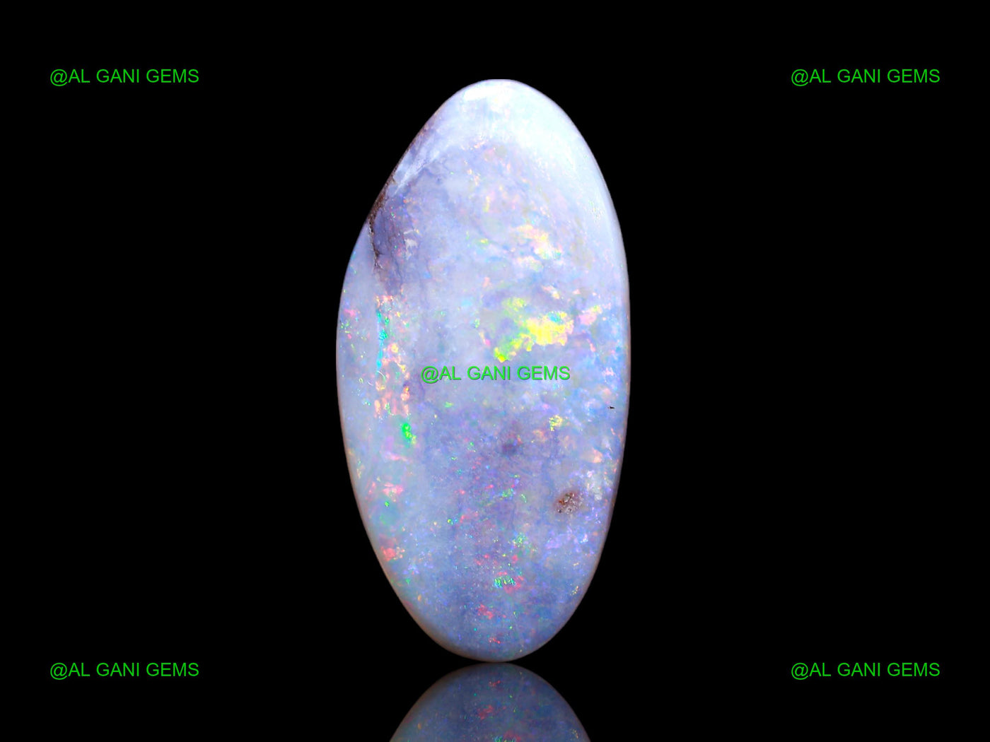 11.00 Cts Lab-Created Doublet Opal Gemstone Fancy Cabochon 23x11x5 mm D-117